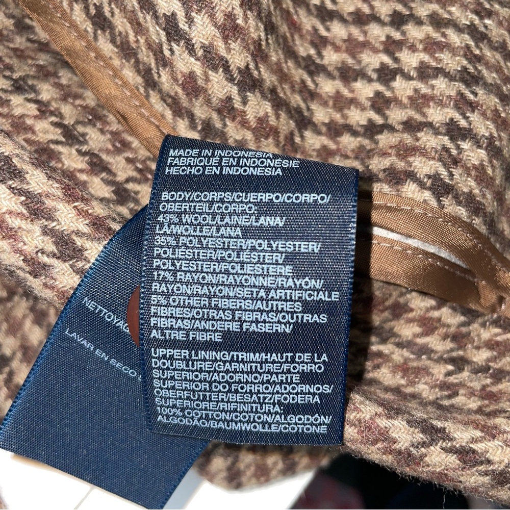 Tommy Hilfiger Wool Blend Tweed Houndstooth Blazer Sport Coat Men’s L - Picture 12 of 15
